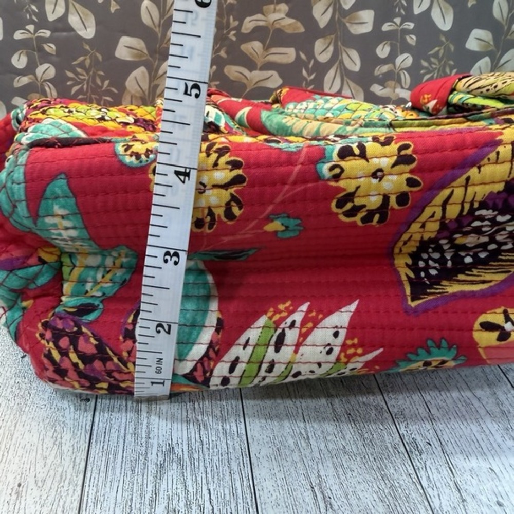 Vera Bradley satchel Hadley‎ bag in Rumba medium size Pink floral Purse - Picture 14 of 15